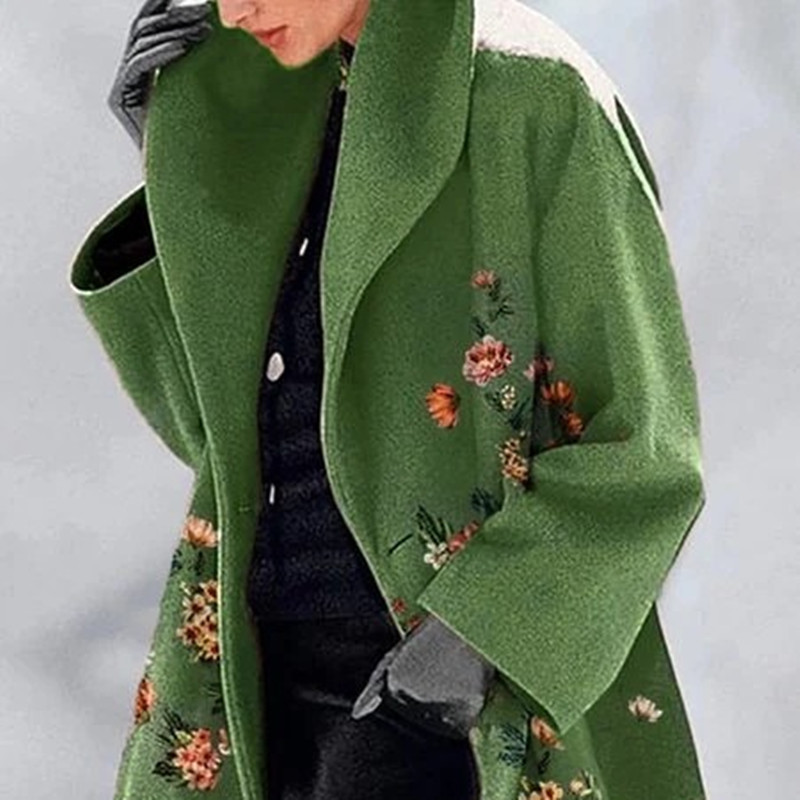 Veste col imprimé mode onde nouvelle collégiale femme