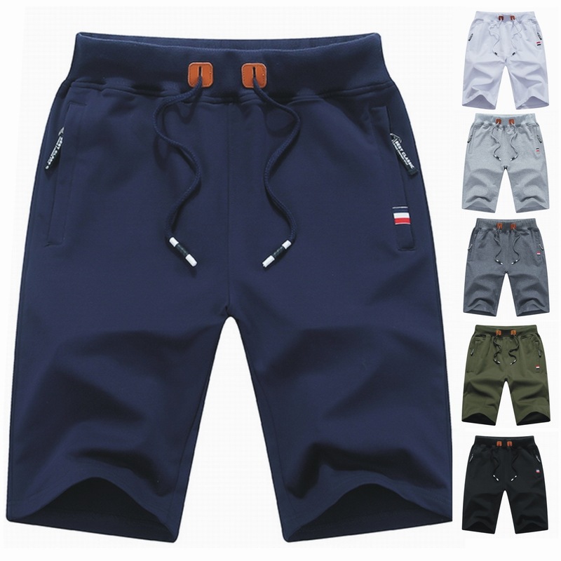 Short casual homme ceinture élastique poches été plage