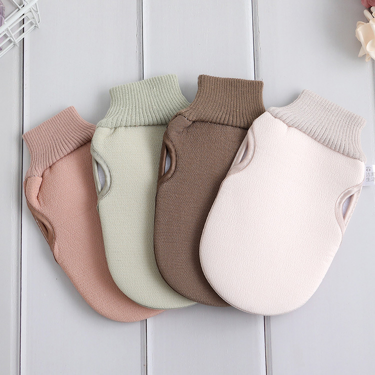 Serviette bain gant exfoliant adulte