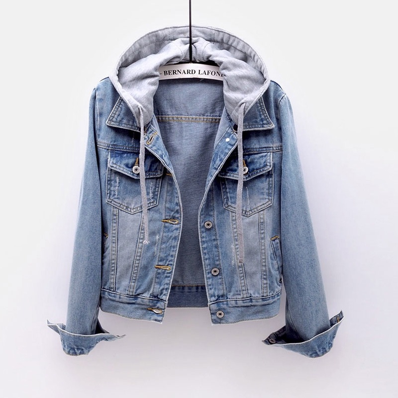 Veste décontractée à capuche slim