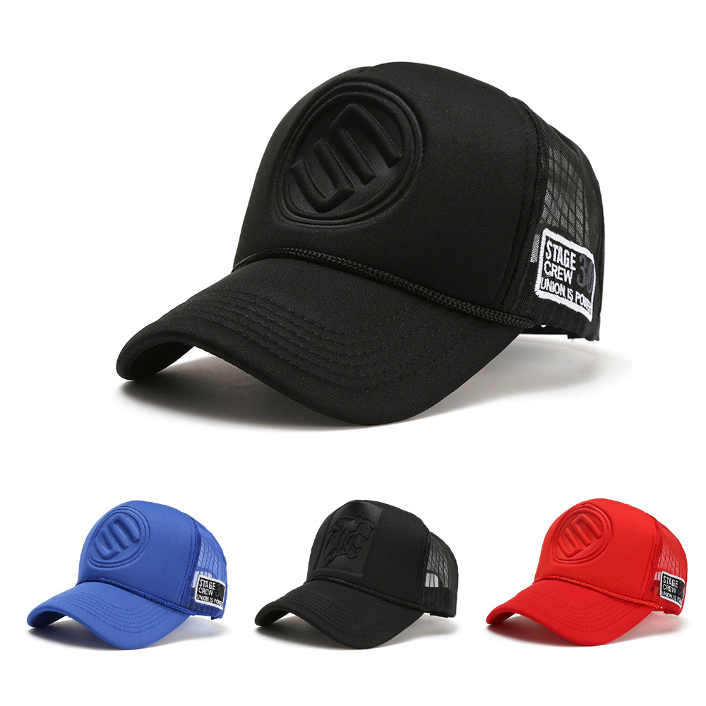 Casquette camionneur couleur unie unisexe