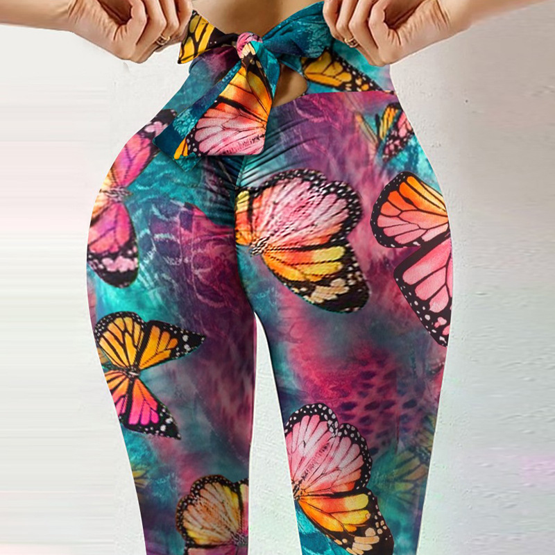 Legging yoga releveur fessier sport femme stretch