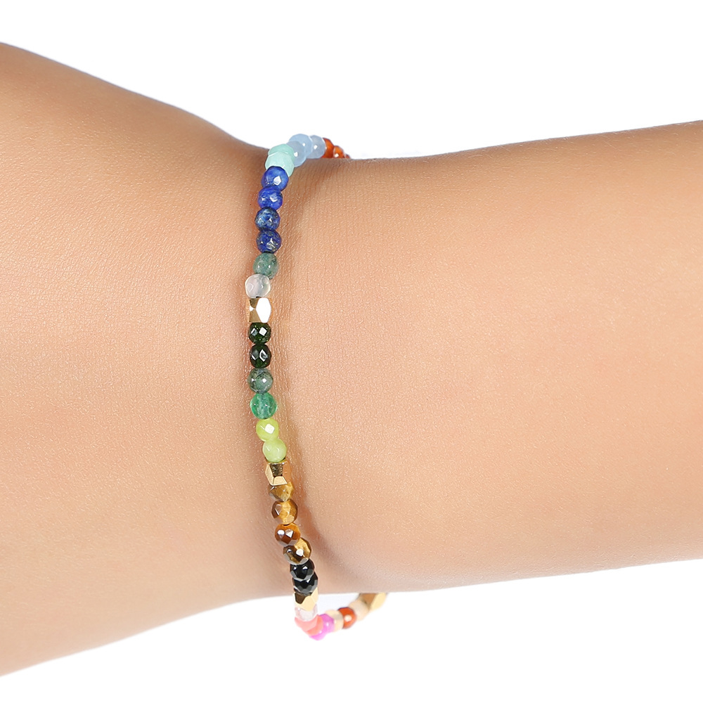 Bracelet pierres 12 constellations 7 chakras
