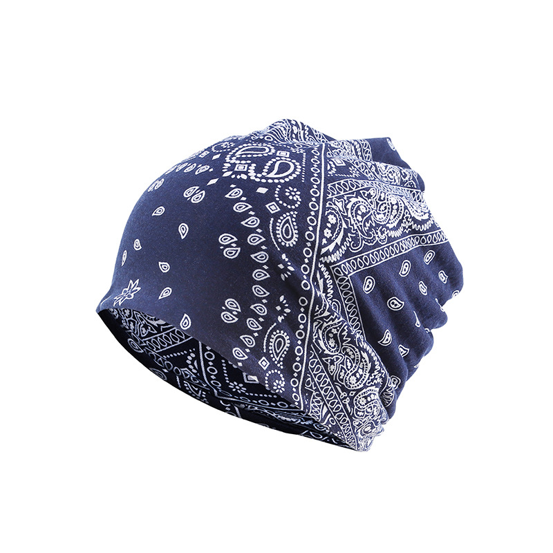 Tuque Homme Femme Motif Fleur Cajou Coupe-vent