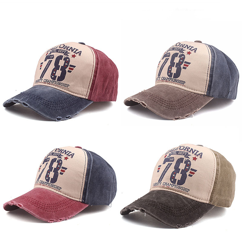 Casquette baseball canard casual lavée
