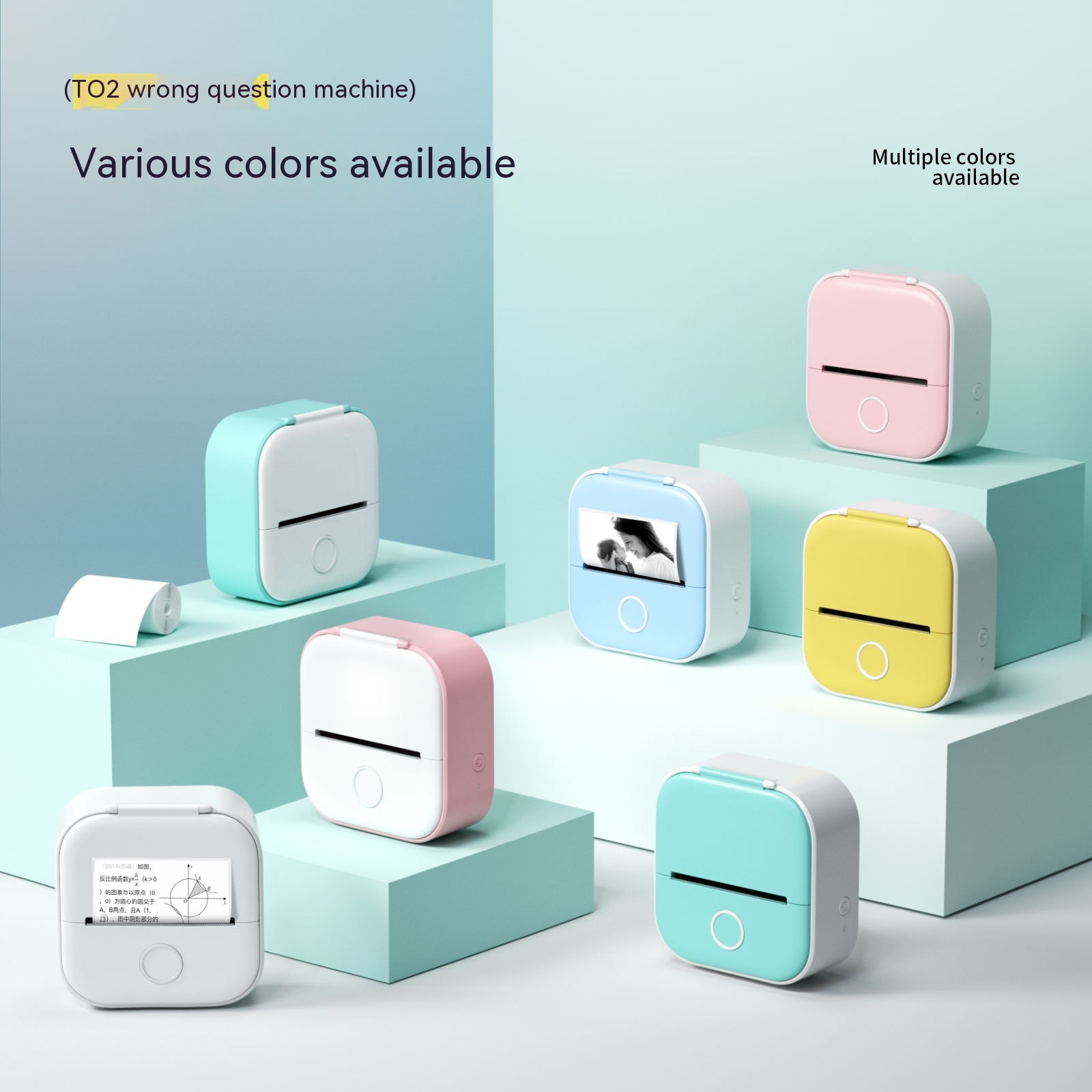 Imprimante thermique portable mini Bluetooth étiquette