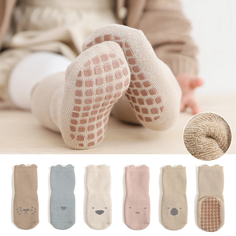 Chaussettes en coton peigné garçons et filles