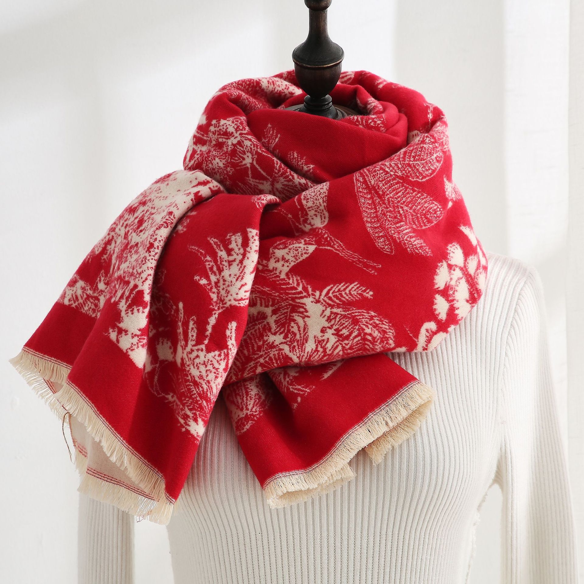 Foulard cachemire dame hiver fee