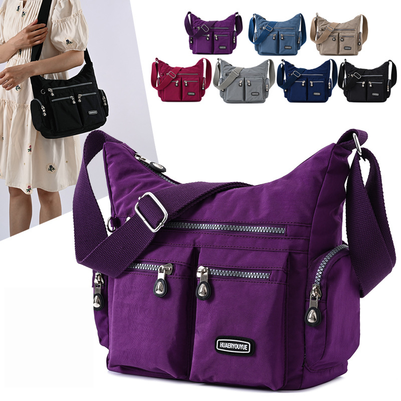 Sac bandoulière femme poches multiples imperméable