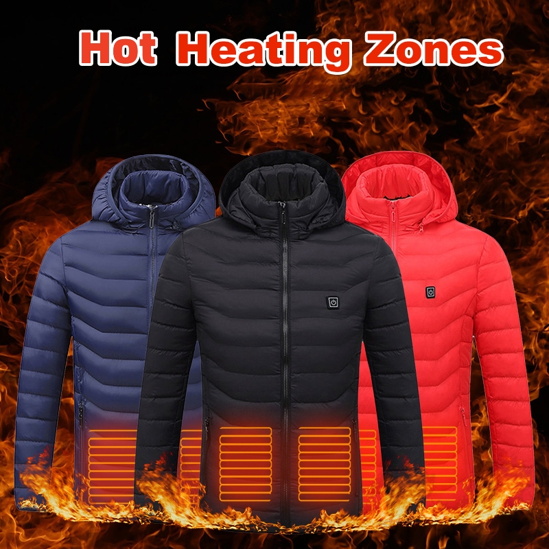 Veste Chauffante USB Coton Isolant Homme