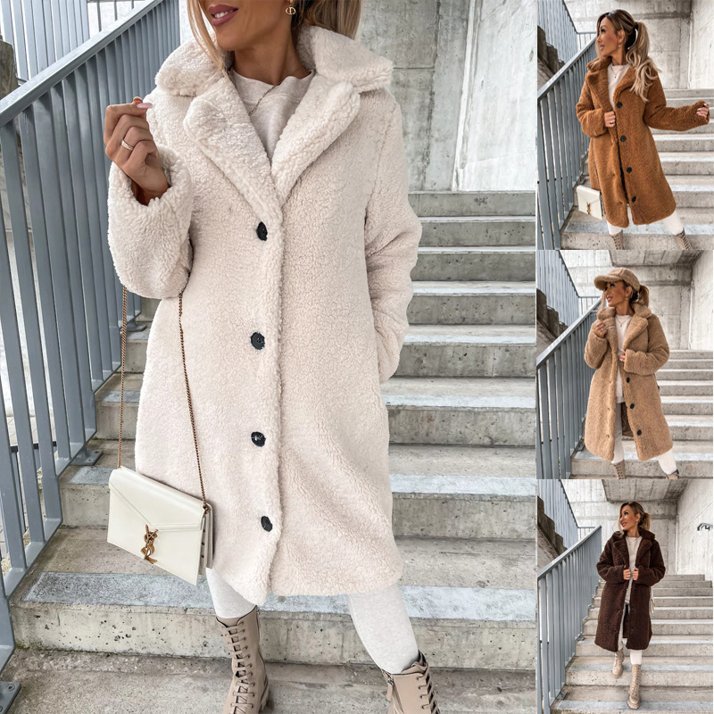 Veste polaire femme revers manches longues