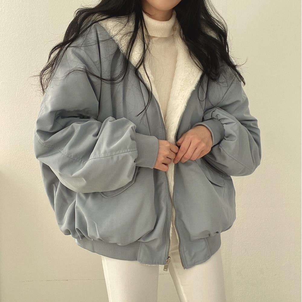 Manteau coton ouatiné décontracté