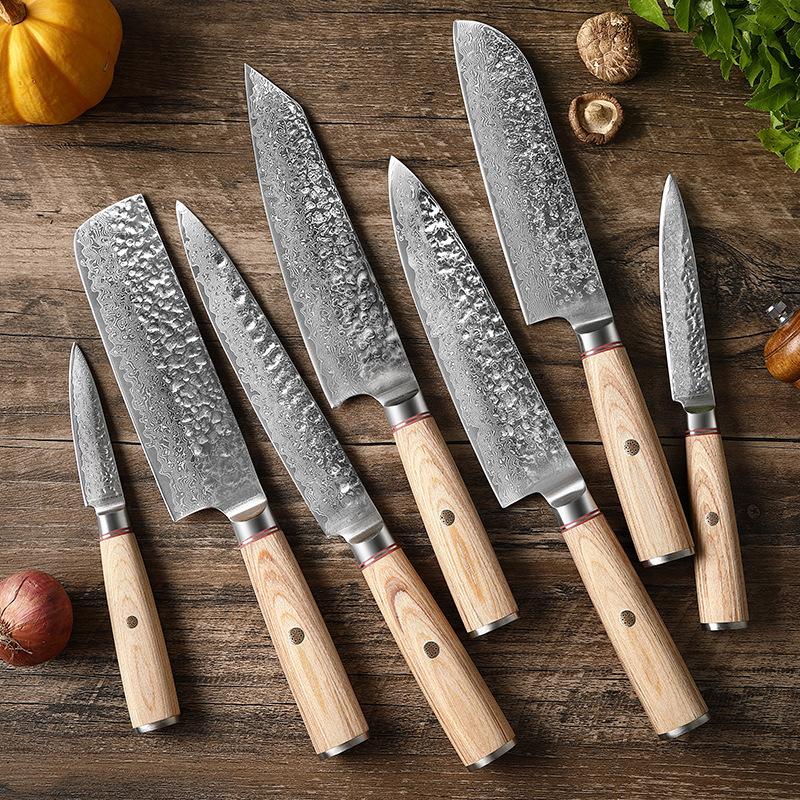 Couteau cuisine acier Damas
