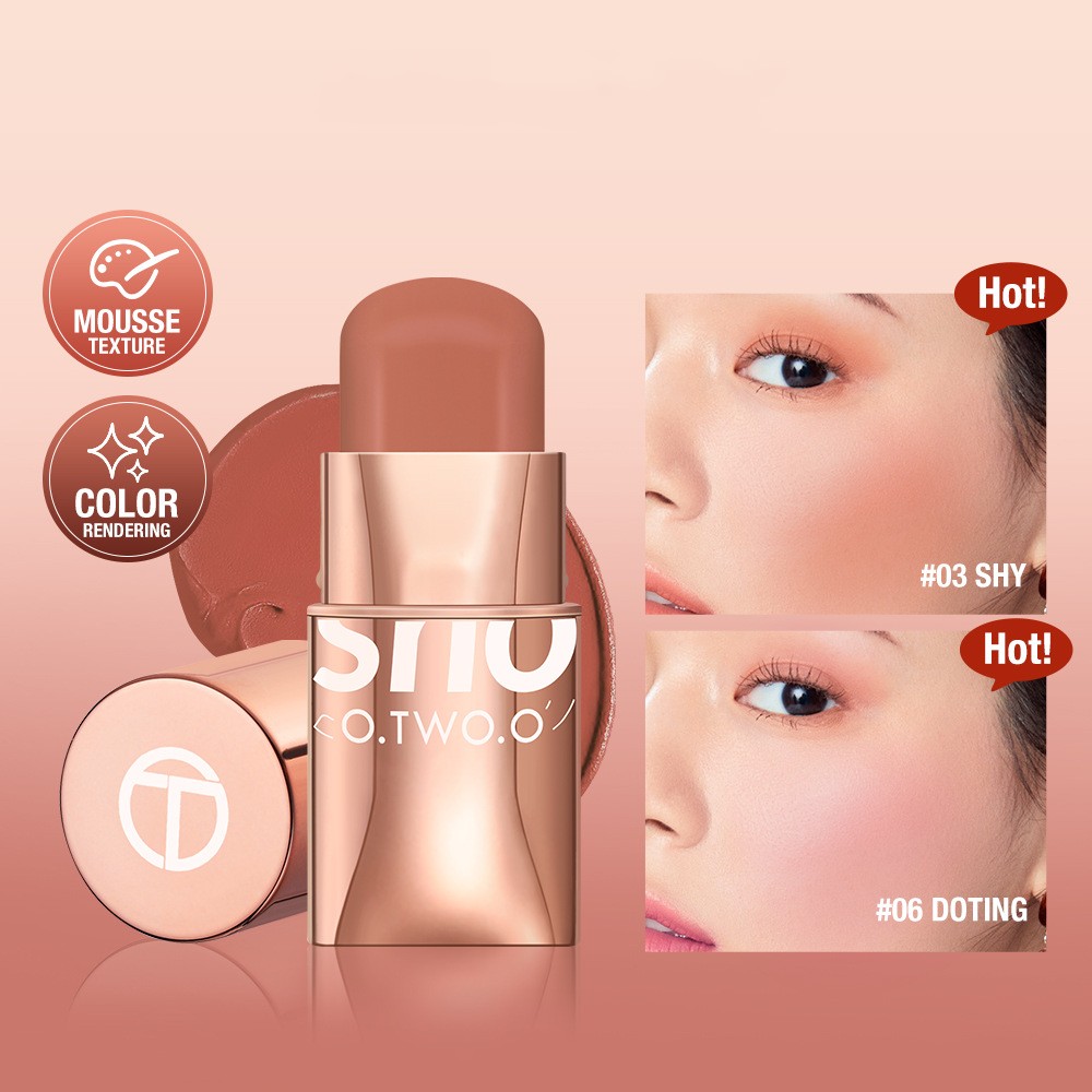 Blush crème lissant teinte éclaircissante nude stick