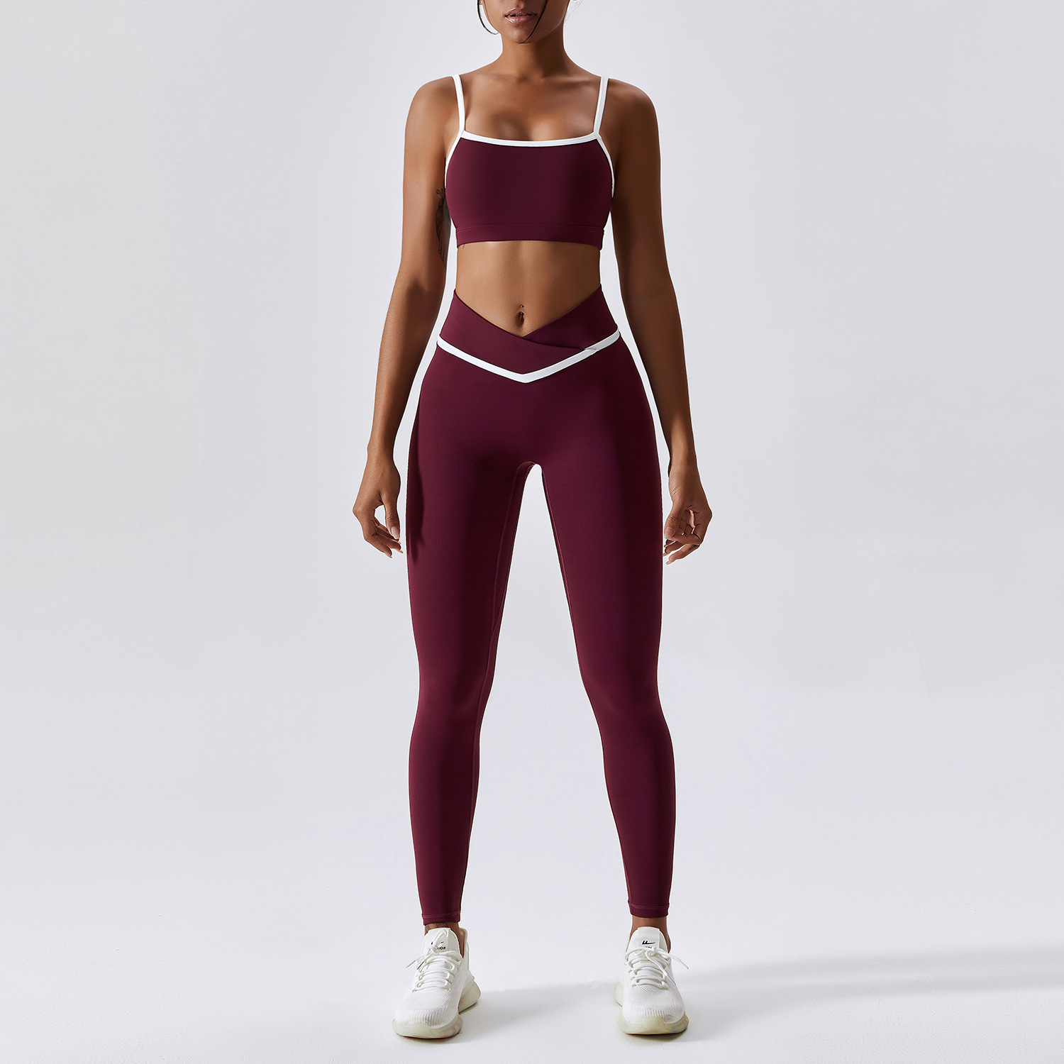 Ensemble fitness respirant femme