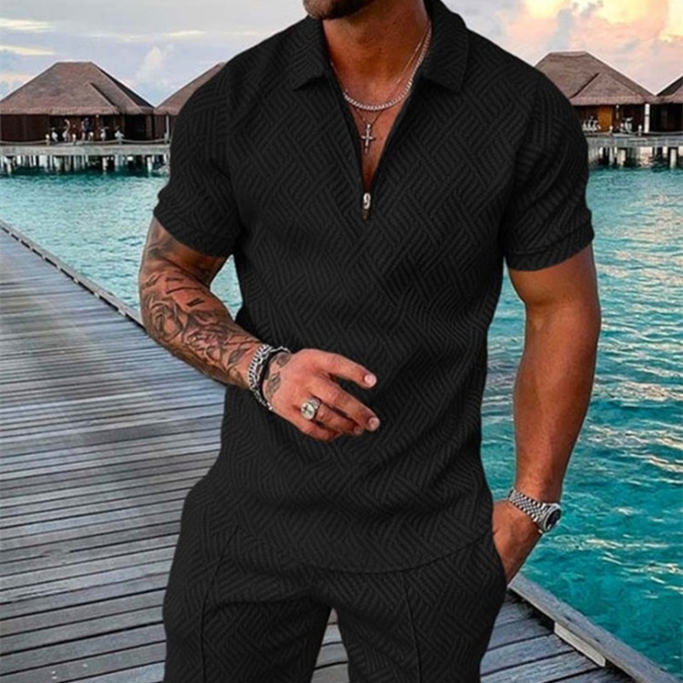 Ensemble chemise polo casual homme fashion européen