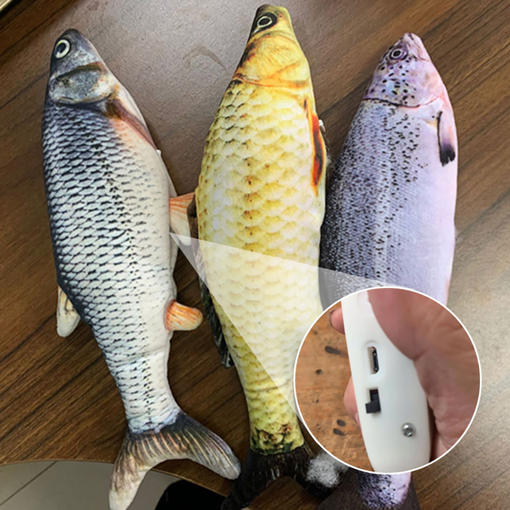 Poisson électrique sauteur simulation, sans herbe à chat