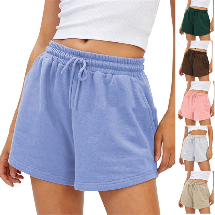 Short sport femme taille haute élastique casual