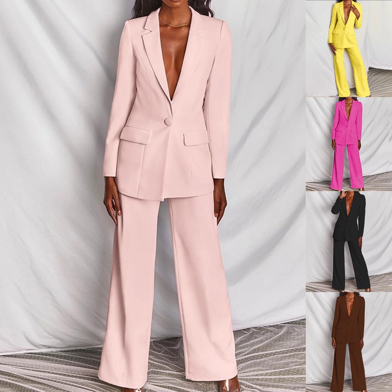Ensemble veste et pantalon bureau 2 pièces