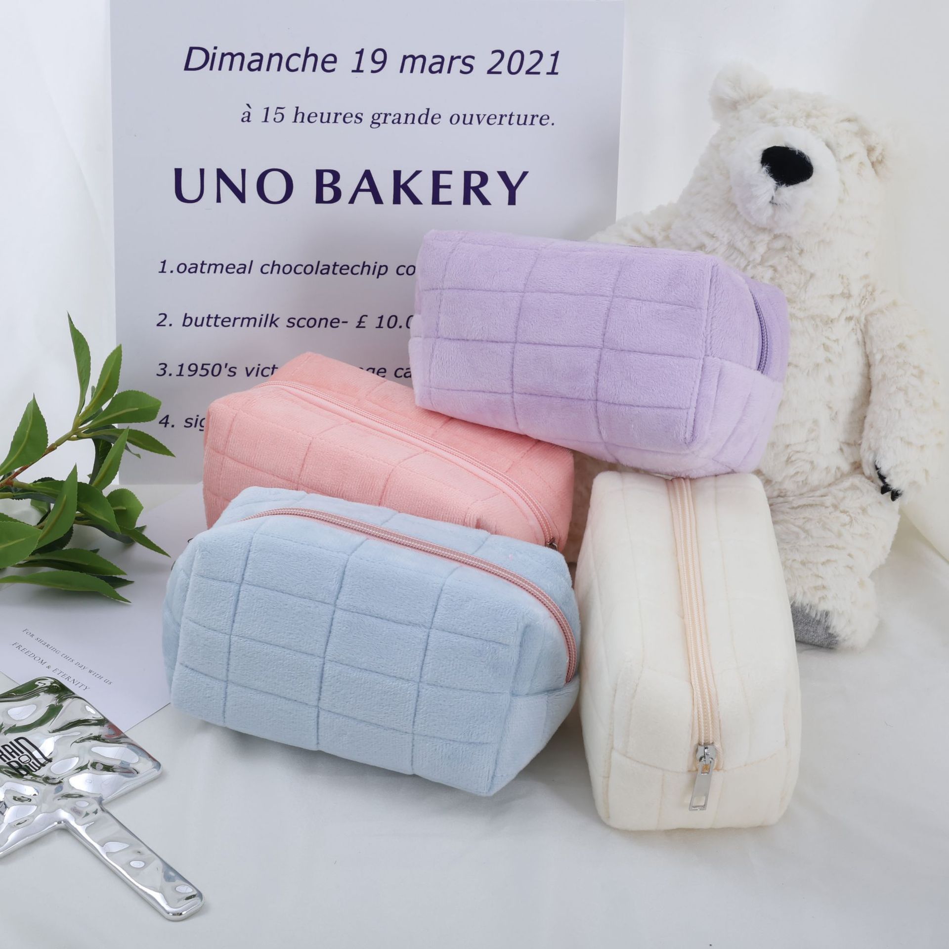 Trousse cosmétique oreiller grand rangement japonaise