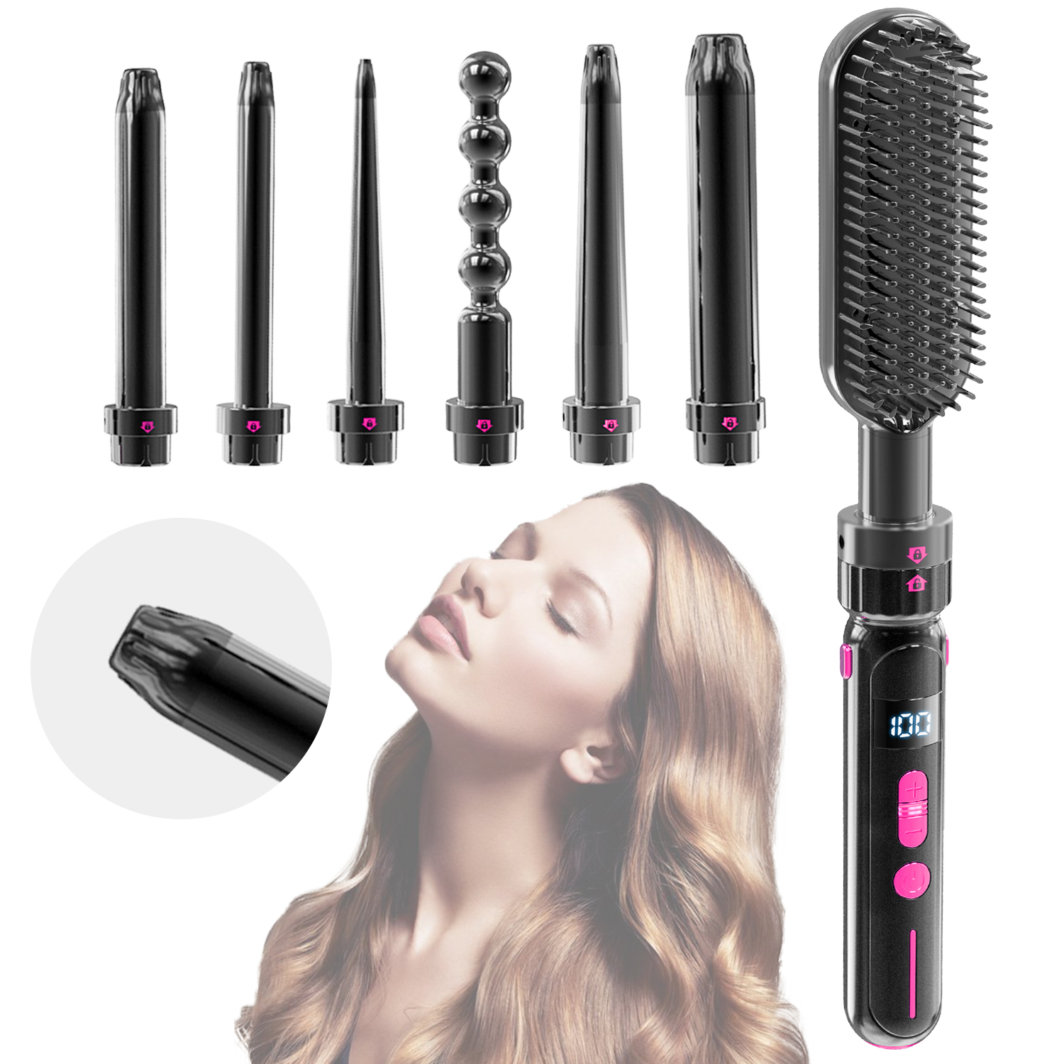 Bâtons à cheveux bouclés, protection contre les brûlures
