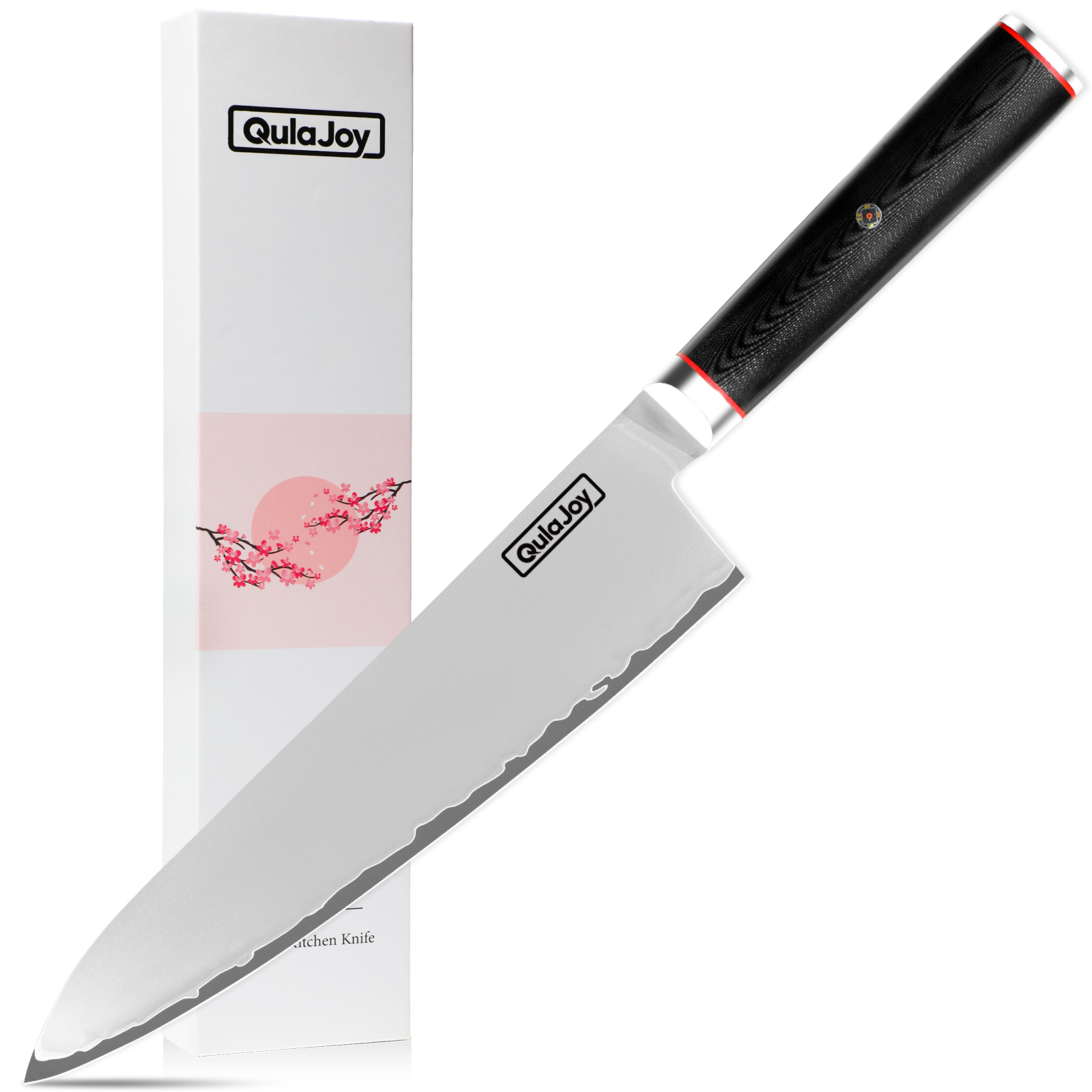 Couteau chef Qulajoy VG10 acier 10Cr15MoV