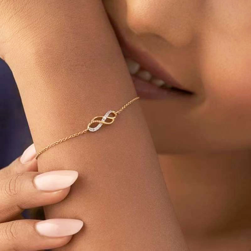 Bracelet infini amour femme