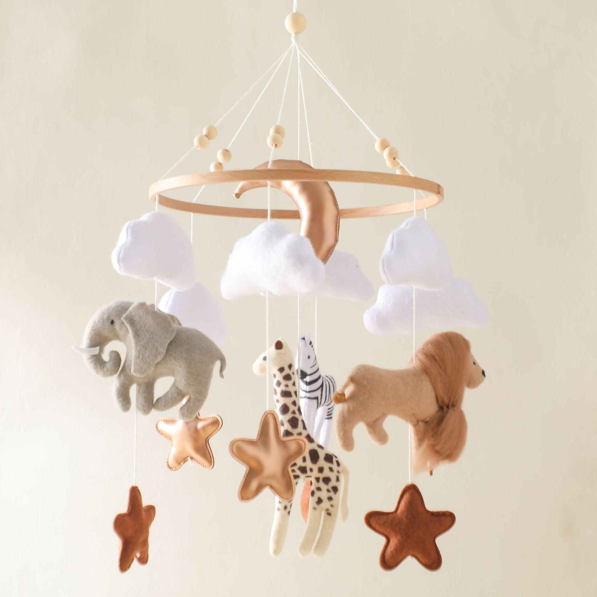 Carillon Lit Décoration Chambre - Animaux Forêt Nuage Lune