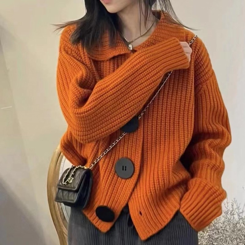 Cardigan cachemire col V manches longues pour femme