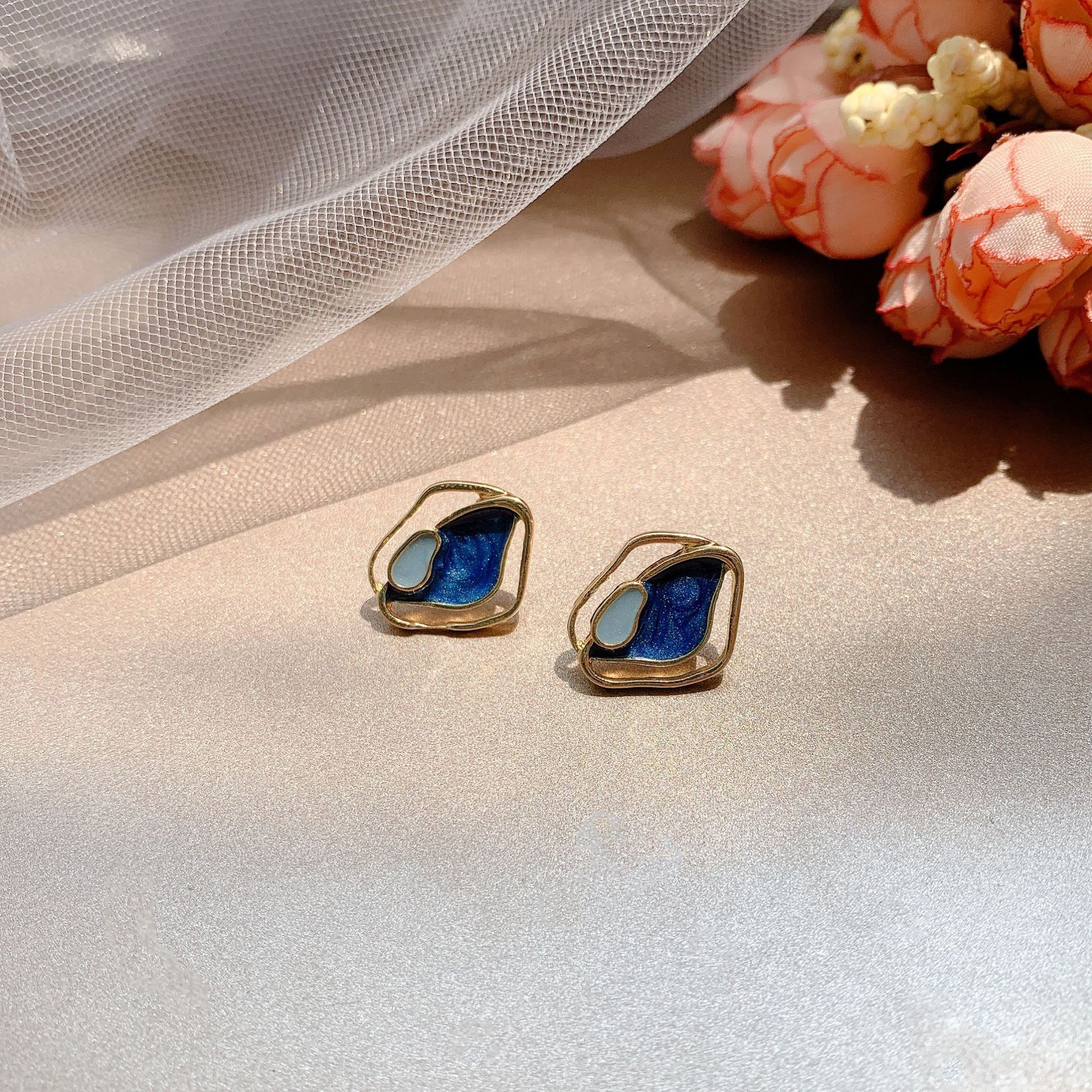 Boucles oreilles argent S925 femme simples petites