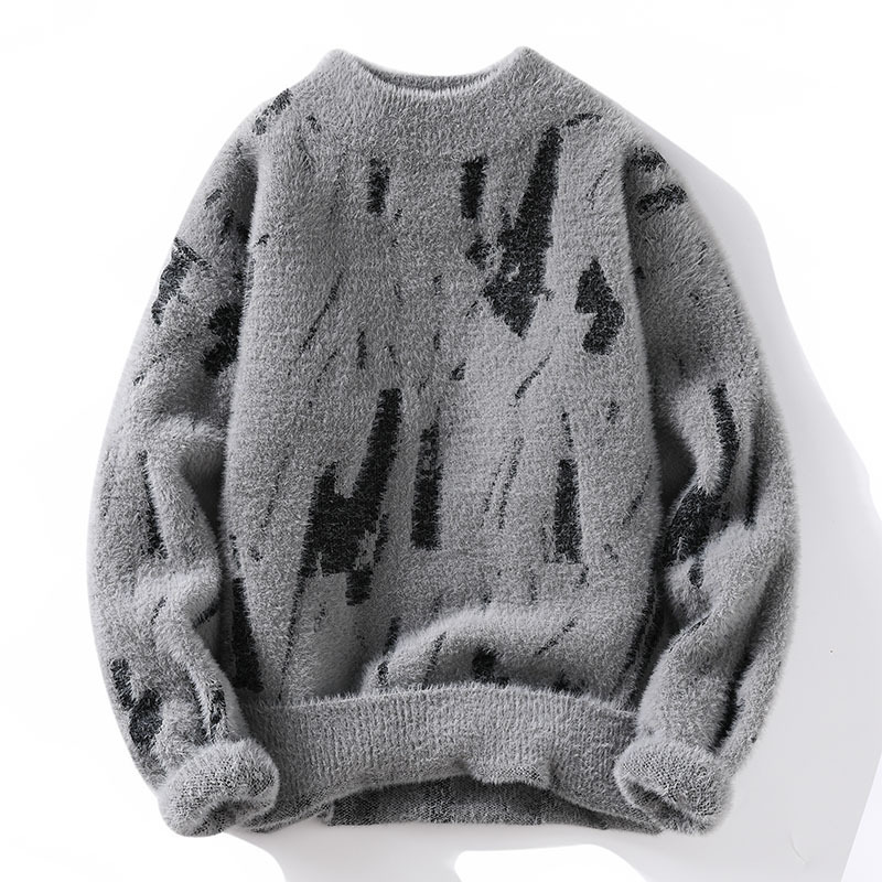 Chandail Épais Doublé Polaire Homme Automne