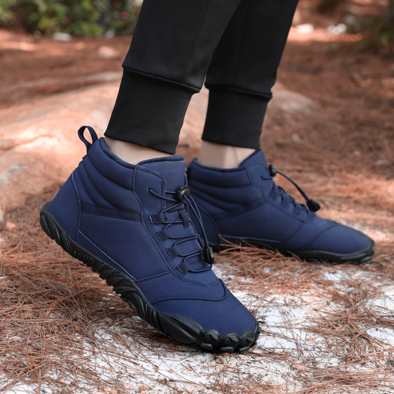 Chaussures coton haut couple imperméables
