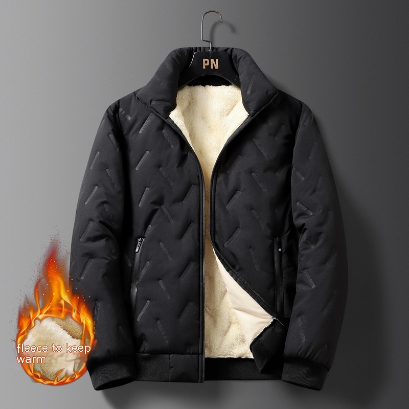 Manteau polaire coton doublé épais protection froid hiver
