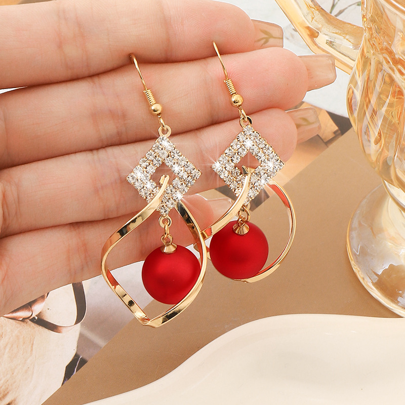 Boucles d'oreilles tempérament femme mode assortis