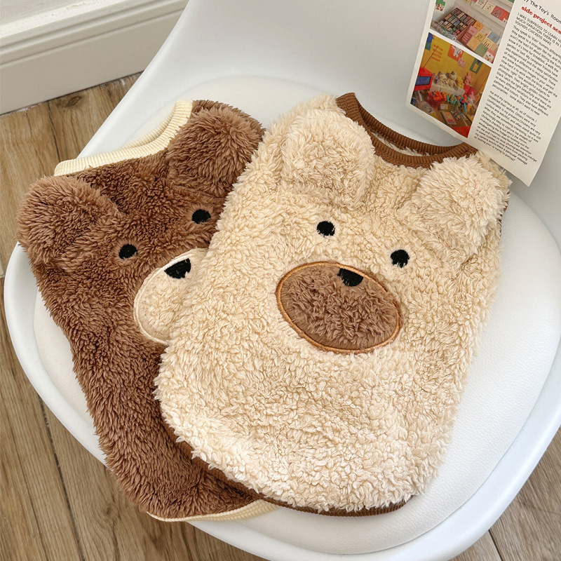 Vêtements hiver polaire chaud mignon chien