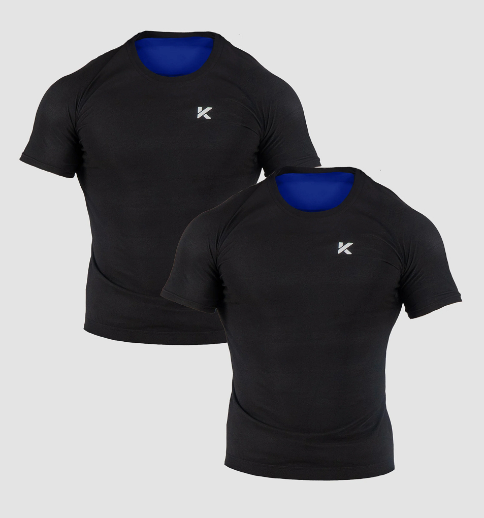 Chemise sauna homme 2 paires noir