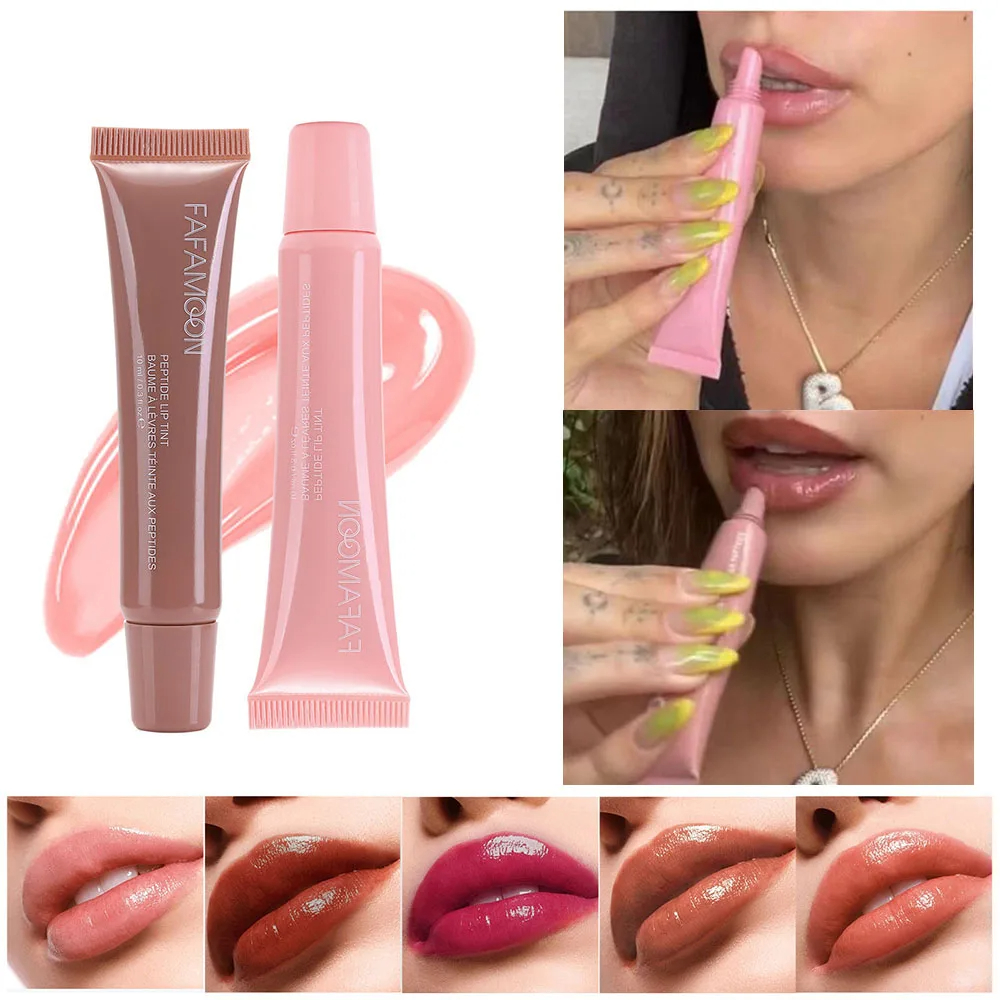 Gloss à lèvres brillant imperméable longue tenue rouge thé liquide Doodle Lip