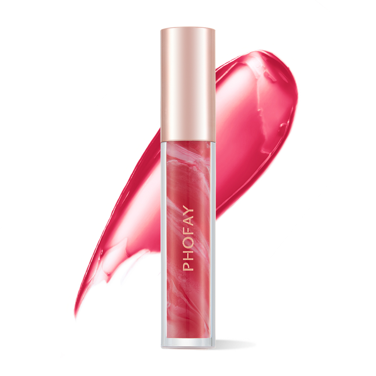 PHOFAY Gloss hydratant rose fleuri