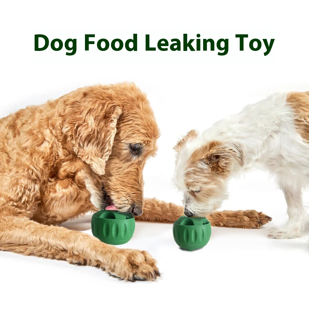 Jouet silicone chien lent molair fuite nourriture
