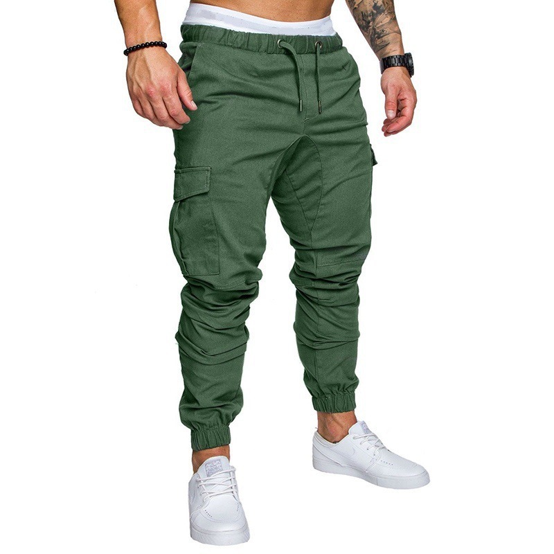 Pantalon casual tissé homme corset