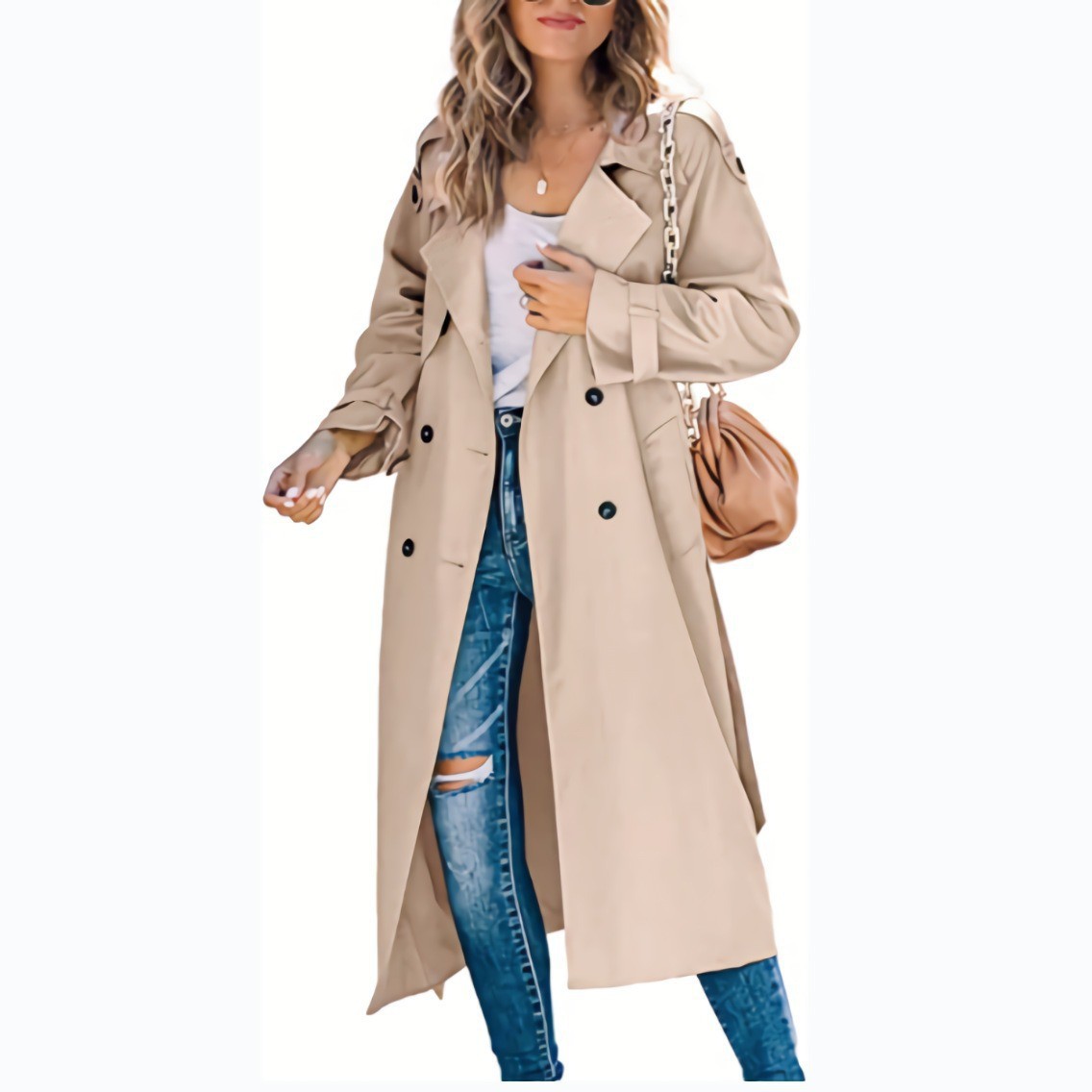 Manteau vent automne hiver femme style européen