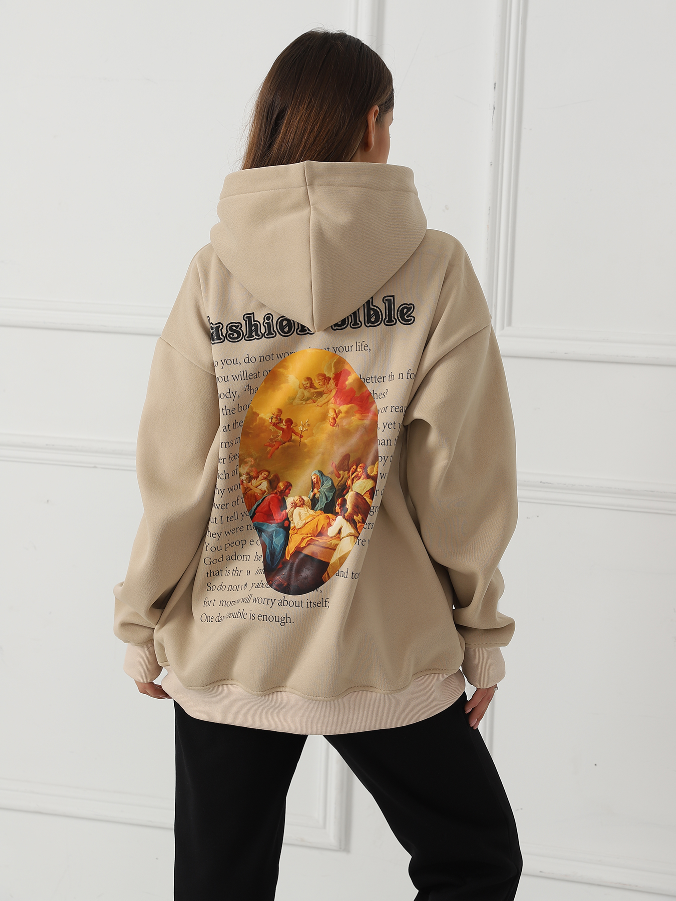 Sweat-shirt imprimé casual pour femmes
