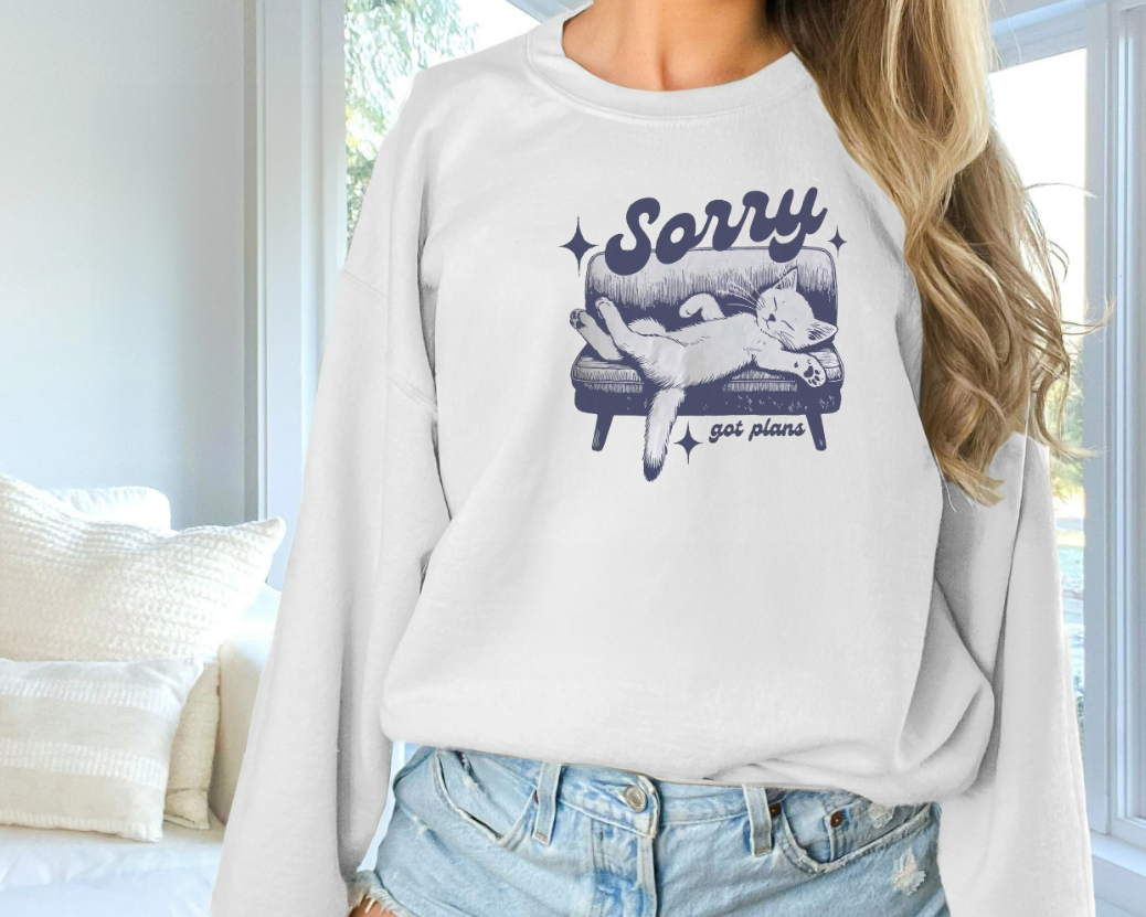 Sweat-shirt manches longues imprimé femme