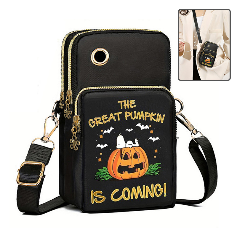 Sac à bandoulière Halloween citrouille femme enfant
