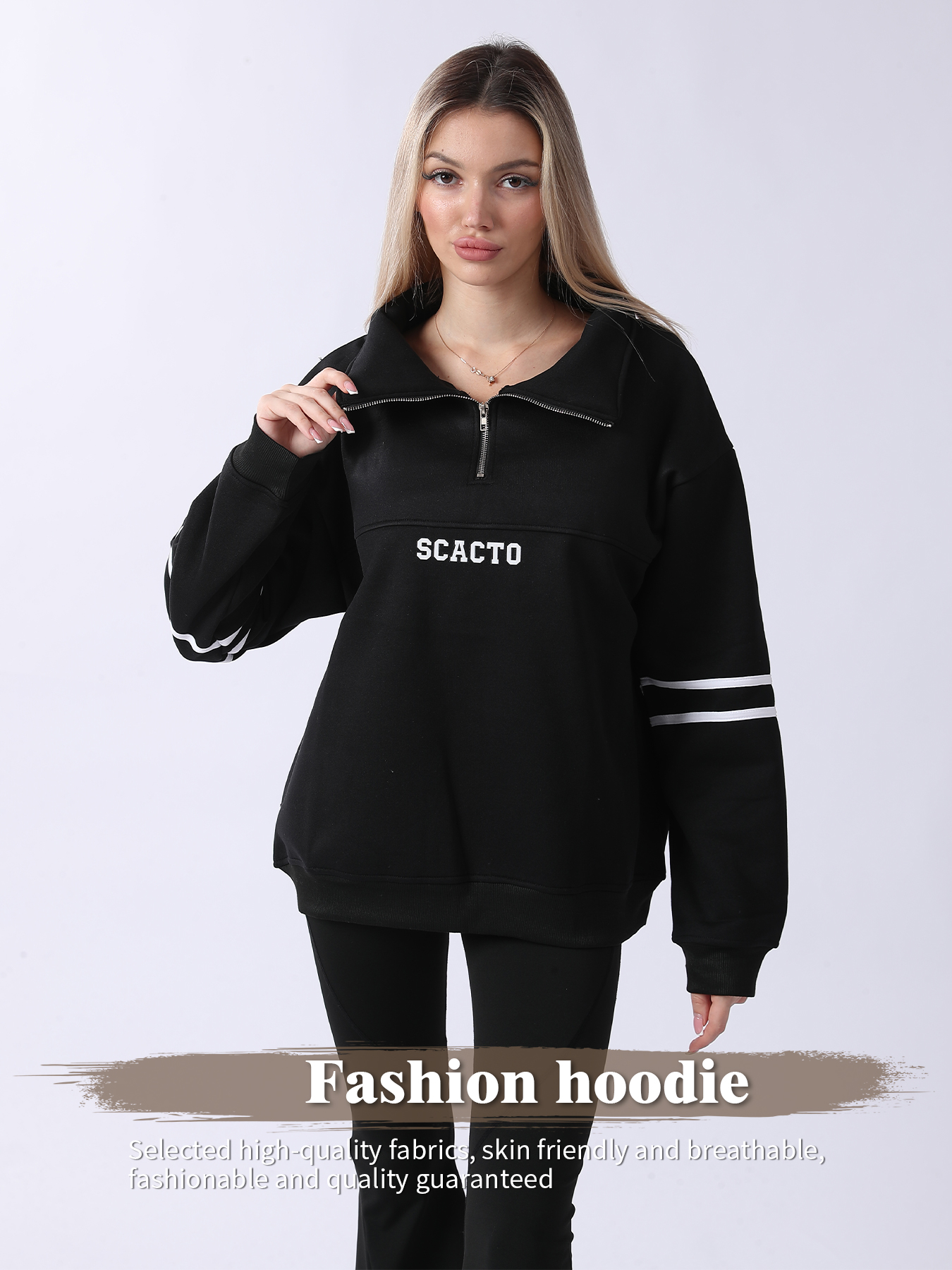 Sweatshirt manches longues femme
