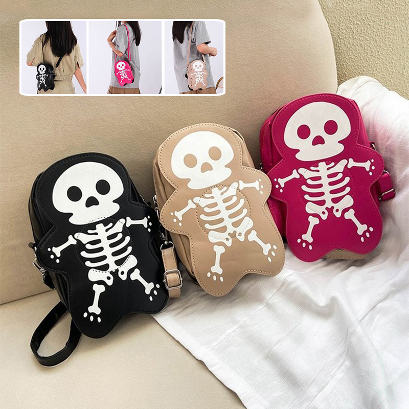 Sac messager skull Halloween Y2K femme