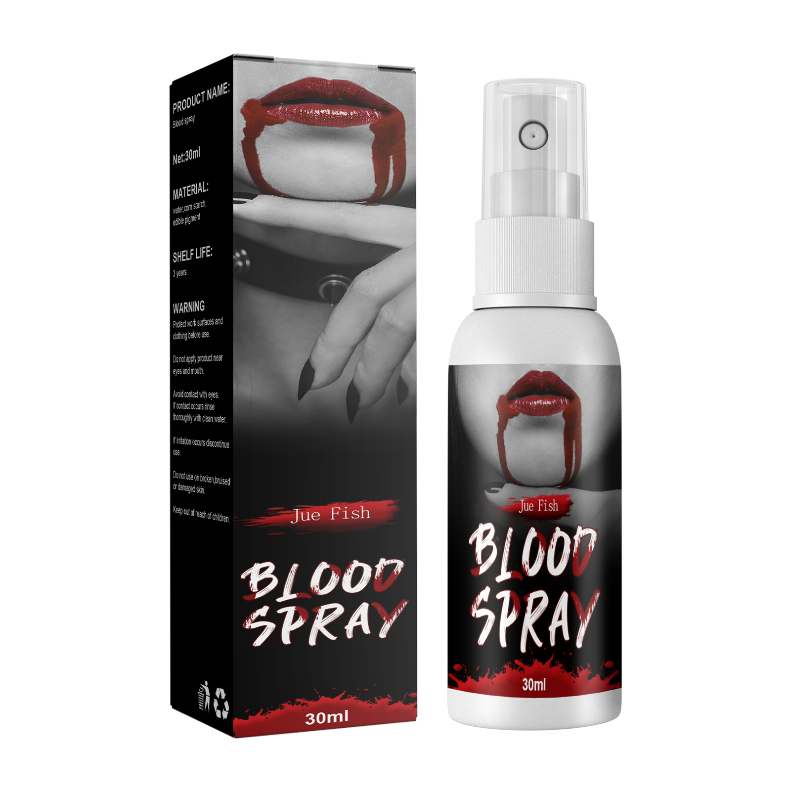 Jue spray plasma sang faux vampire maquillage film