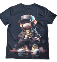 T-shirt Imprimé Manches Courtes Homme