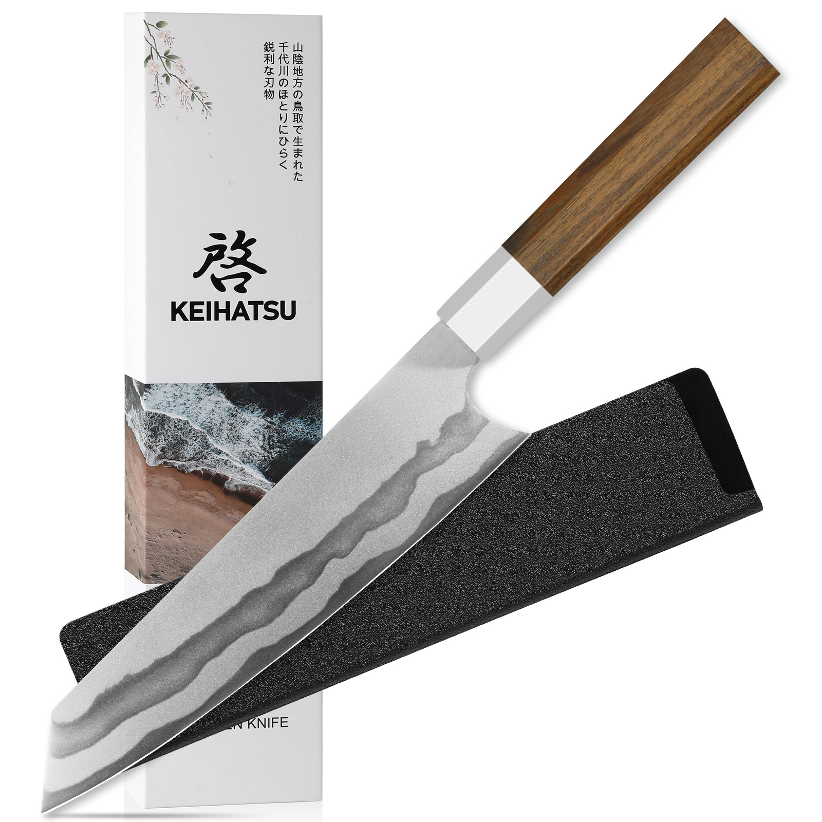Couteau chef Keihatsu Gyuto 8po Japanese professionnel