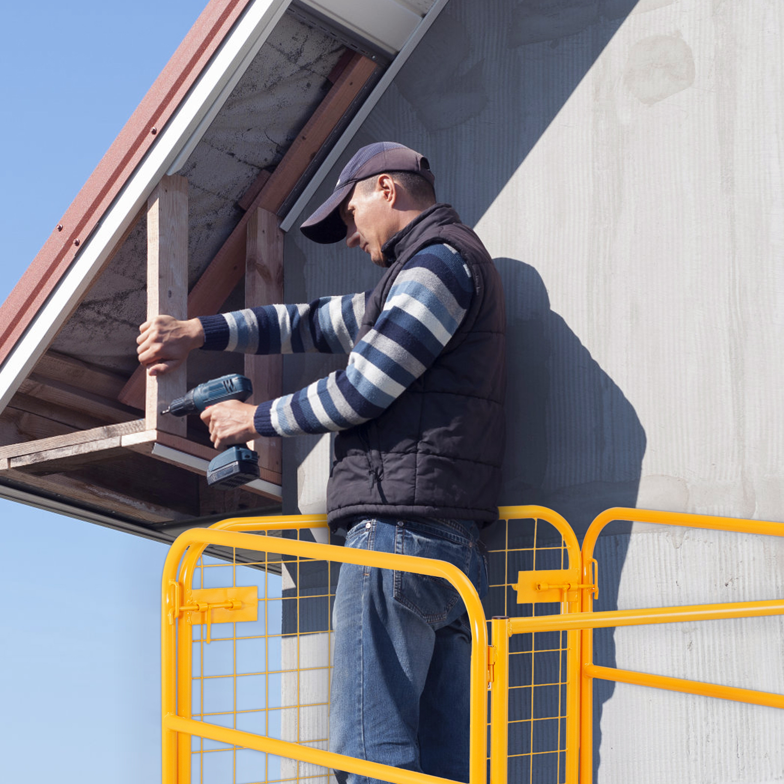 VEVOR Cage sécurité chariot élévateur 1200 lb 36x36 po